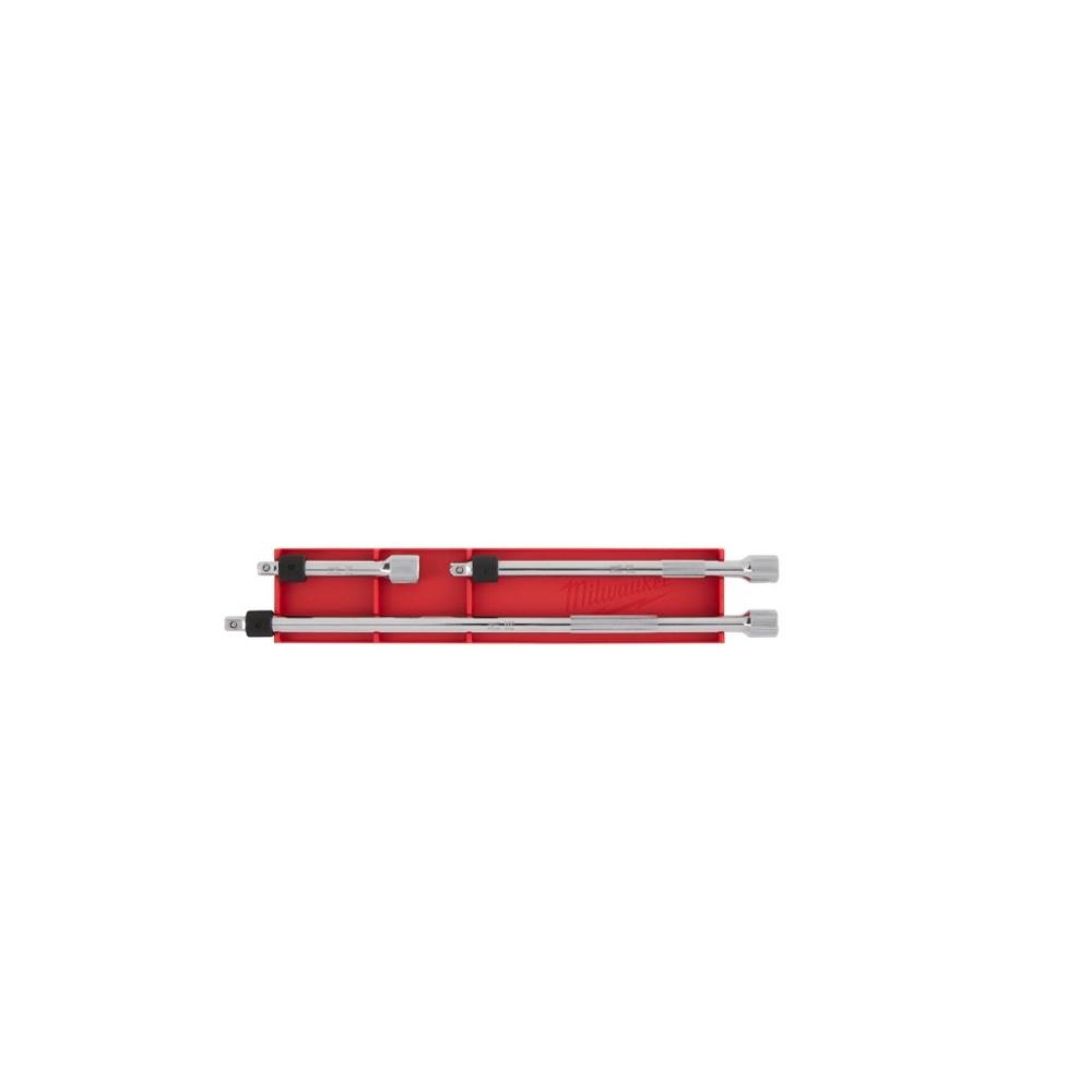 Set di prolunghe con blocco e sgancio rapido - ¼″ 3pz
