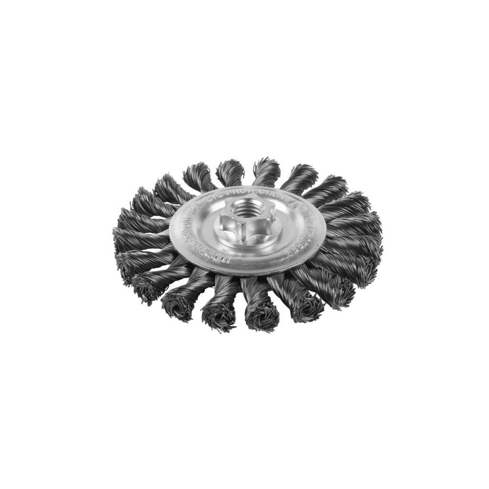 Spazzole circolari intrecciate per piccole smerigliatrici angolari