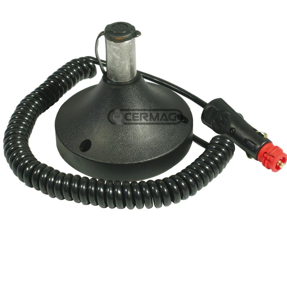 Supporto con magnete cablato