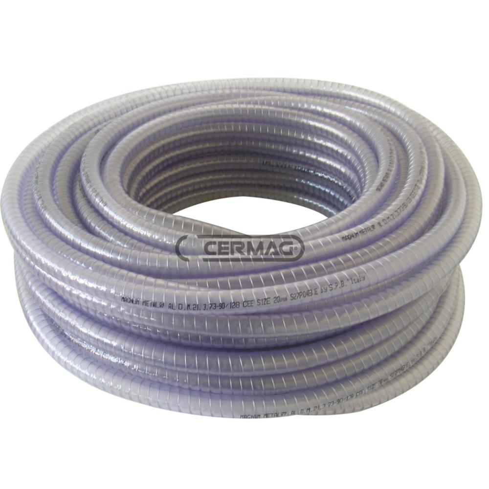 Tubo spiralato in acciaio atossico per uso alimentare 40m