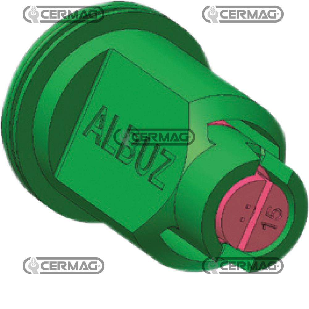 Ugello ad induzione d'aria ISO 015 verde