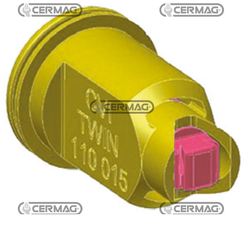 Ugello ad induzione d'aria ISO giallo 02