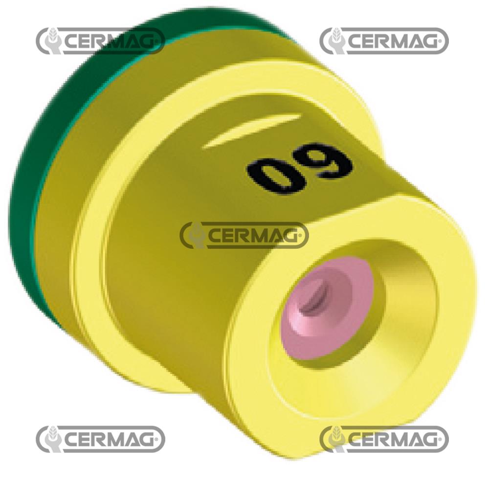 Ugello antideriva a cono vuoto giallo