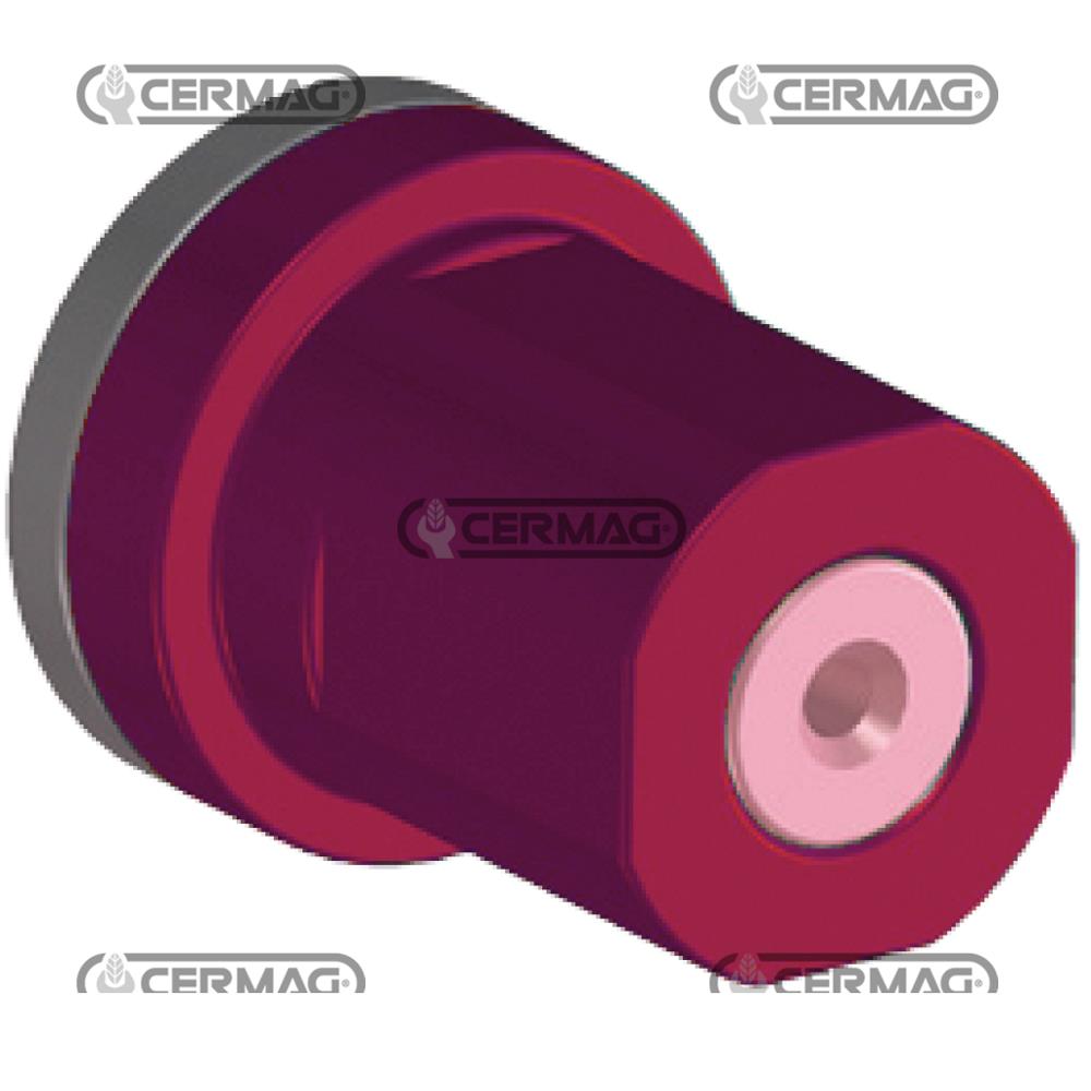 Ugello antideriva a cono vuoto ISO rosso 04