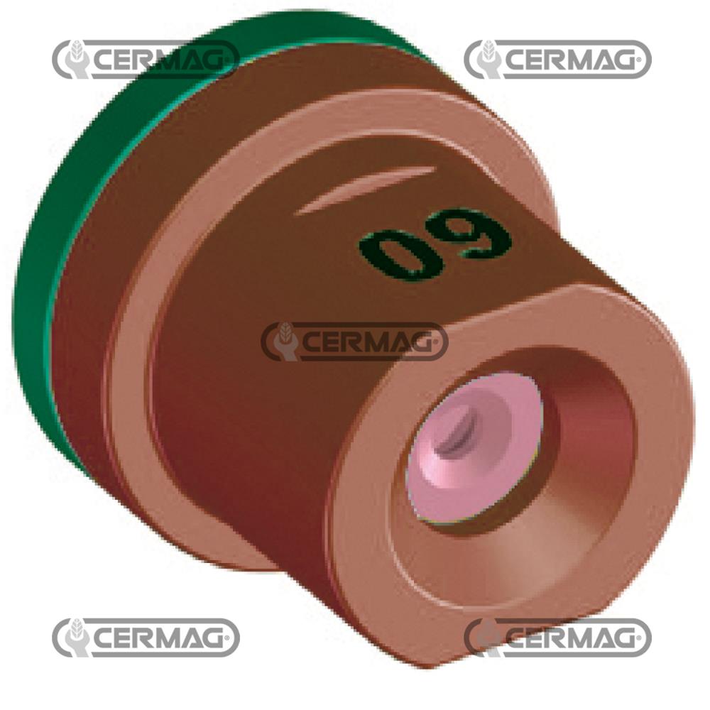 Ugello antideriva a cono vuoto marrone