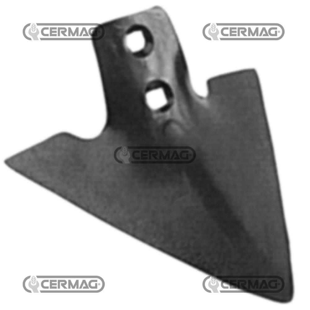 Vomere a lancia per molle tipo quadro