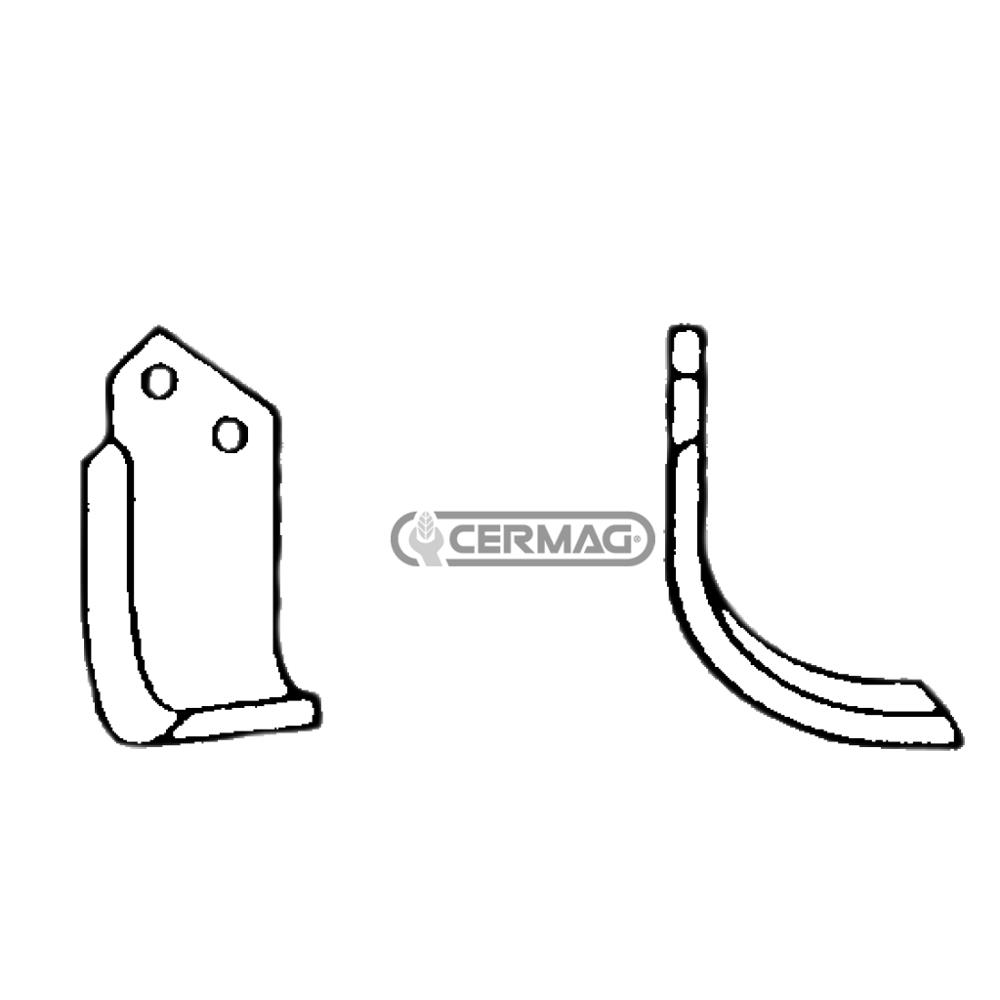 Zappa curva destra CELLI t/"E" HV-HF