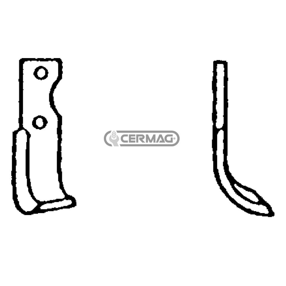 Zappa curva destra EUROSYSTEMS EURO 3-50