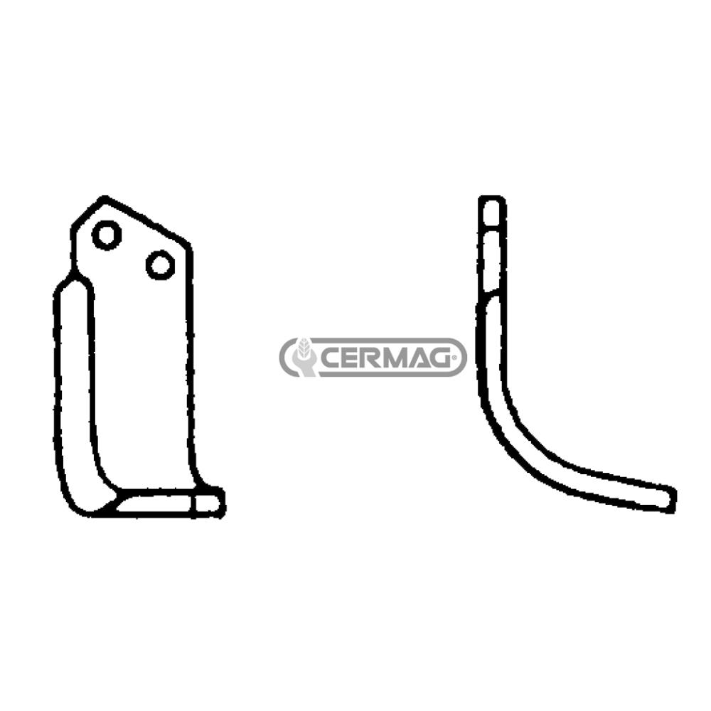 Zappa curva destra MALETTI P e M 