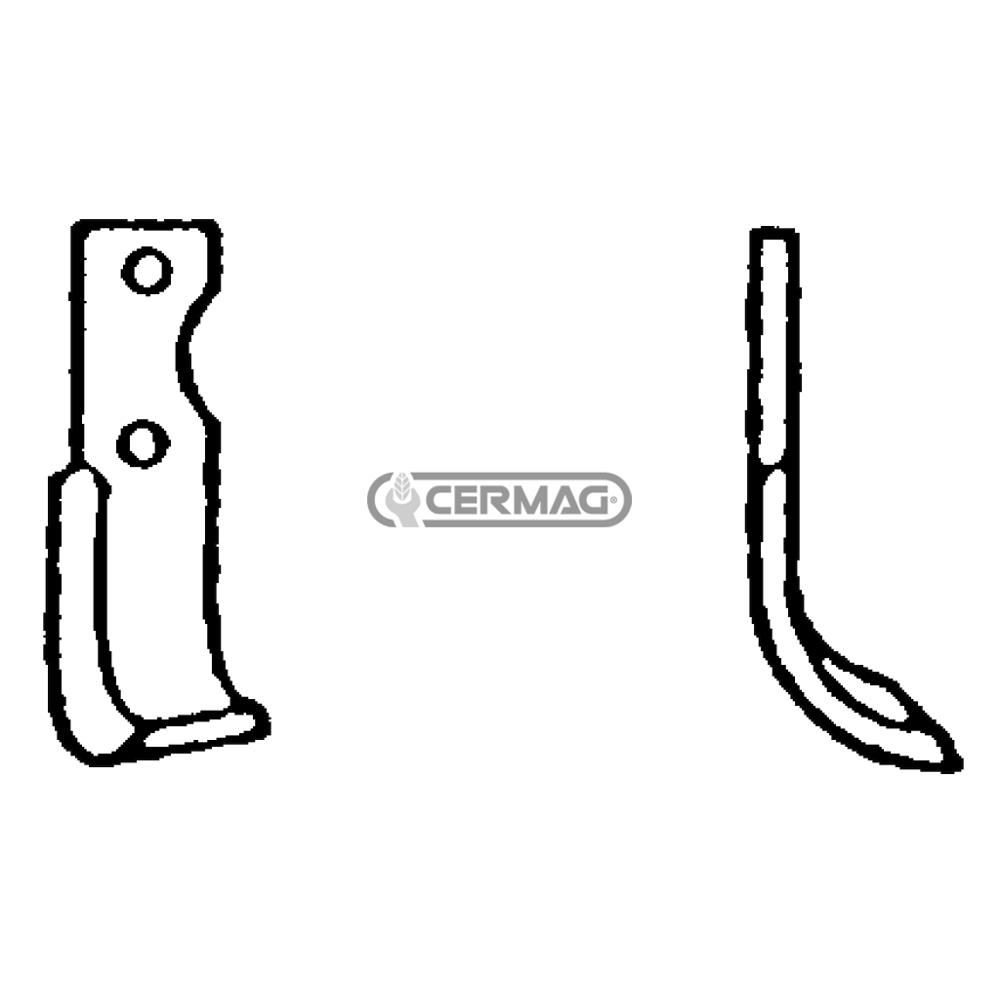 Zappa curva sinistra BCS 705 standard