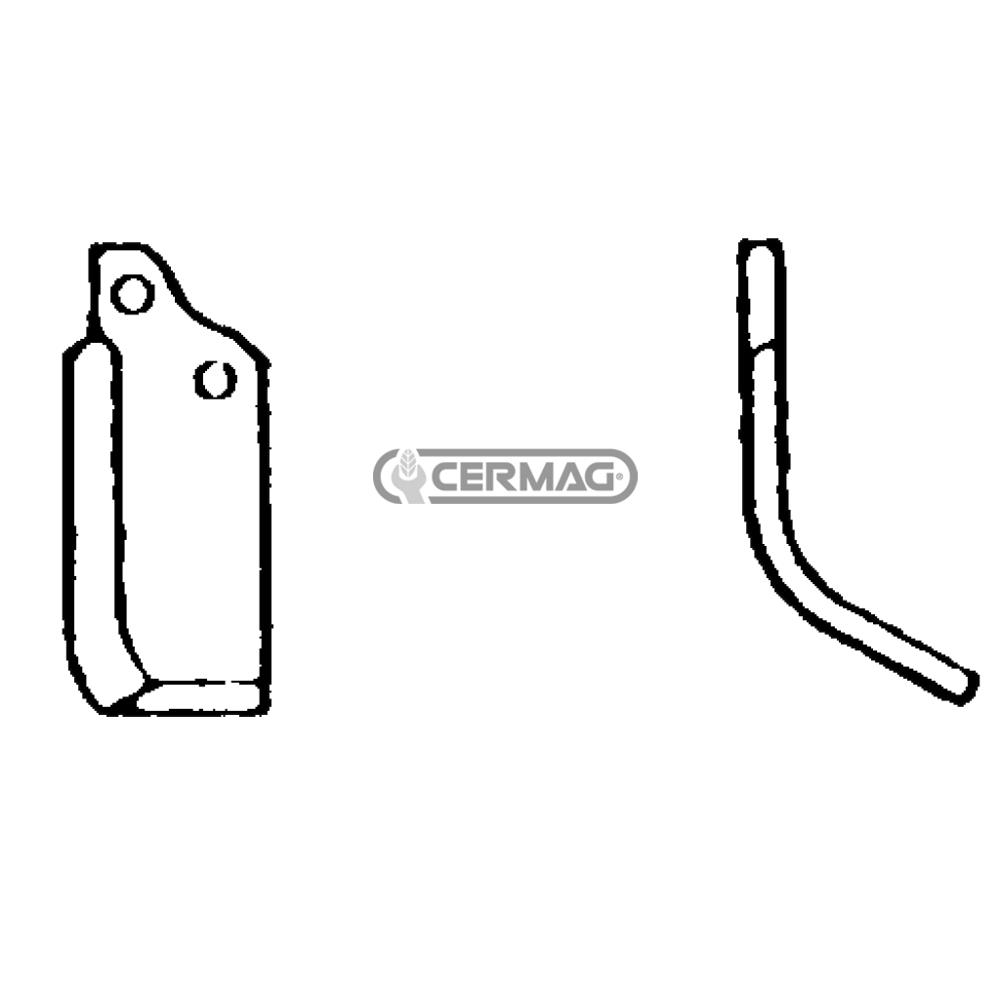 Zappa curva sinistra BCS 735 arco