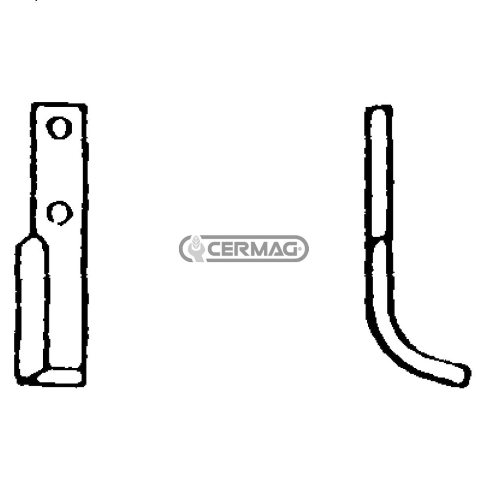 Zappa curva sinistra BERTOLINI BM 10